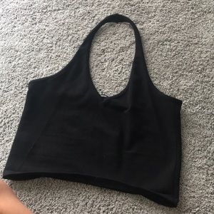 Brandy melville black halter top